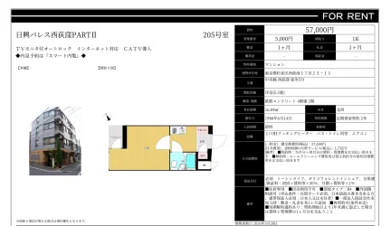 日興パレス西荻窪PARTII 205号 0