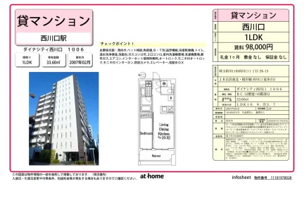 1LDK Condo Near Station in Nishikawaguchi 0