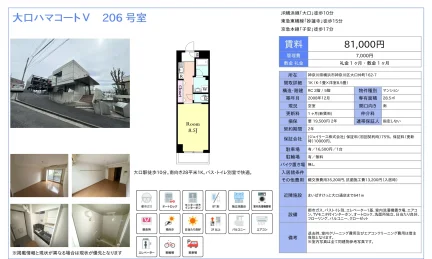 大口ハマコートV 206号室 206号 0