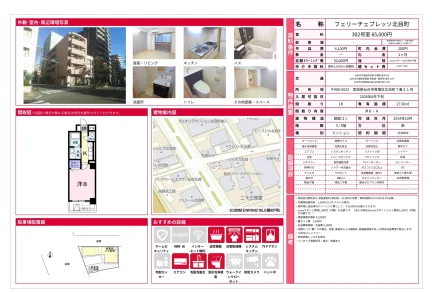 フェリーチェプレッソ北目町 302号 0