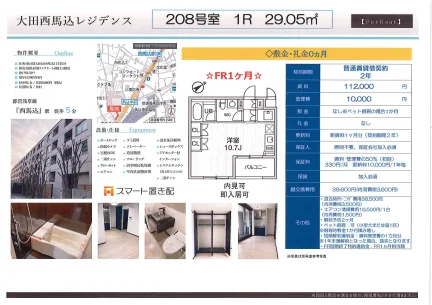 大田西馬込レジデンス 208号室 0