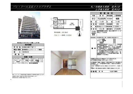 パレ・ドール文京メトロプラザI 812号 0