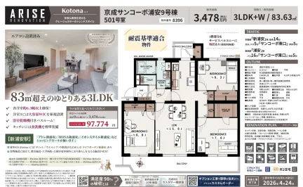 京成サンコーポ浦安9号棟 501号室 0