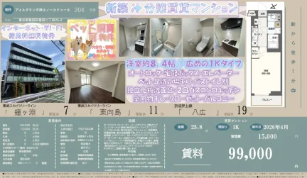 アイルグランデ押上ノースドゥーエ 204号 0