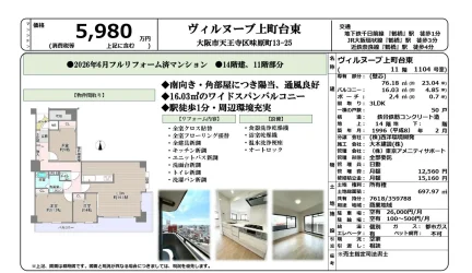 ヴィルヌーブ上町台東 0