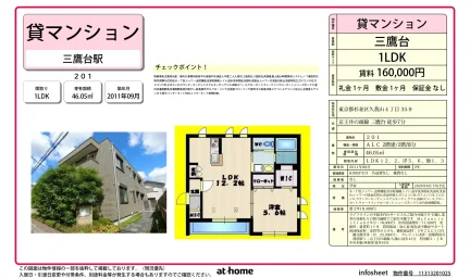 三鷹台 201号 0