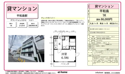 グランフォレスタⅡI 101 101号 0