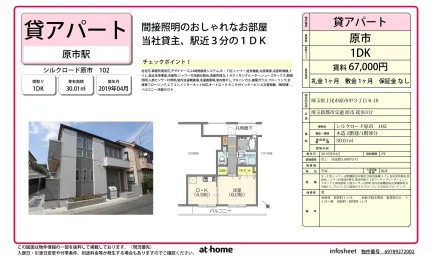 Modern 1DK Condo Near Station in Haraichinaka 0