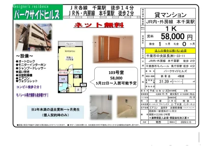 パークサイドヒルズ 103号 0