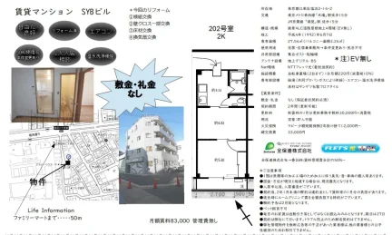 賃貸マンション SYB ビル 202号 0