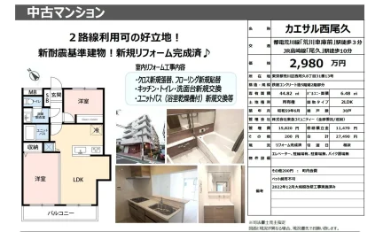 カエサル西尾久 2階 0
