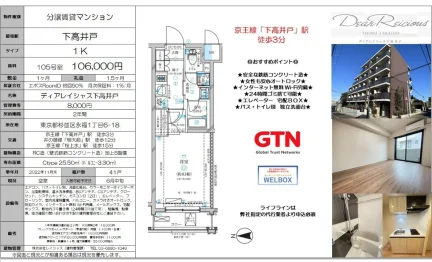 ディアレイシャス下高井戸 105号室 0