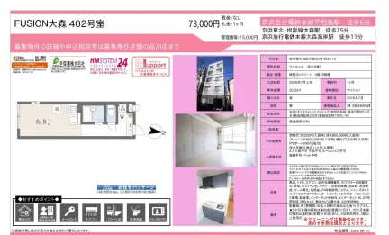 FUSION大森402号室 402号 0