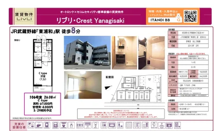 リブリ・Crest Yanagisaki 106号 0