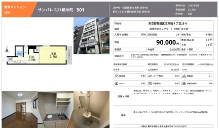 サンパレス21錦糸町 501 0