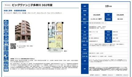 マンションビッグヴァン二子多摩川 302号 0