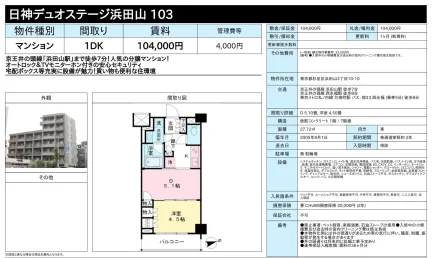日神デュオステージ浜田山 103 103号 0