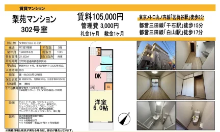 梨苑マンション 302号 0
