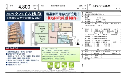 ニックハイム浅草 5号 0