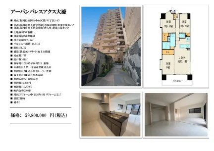 アーバンパレスアクス大濠 7階 0