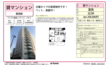 アトラス葛西レジデンス 605号 0
