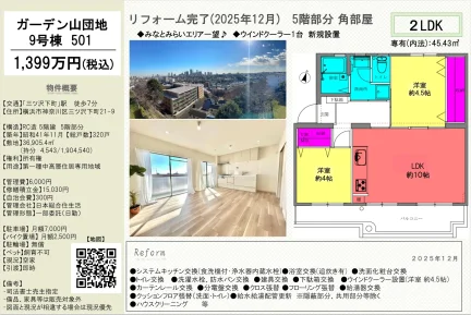 ガーデン山団地 501号 0