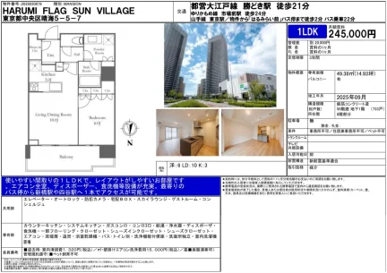 HARUMI FLAG SUN VILLAGE 0