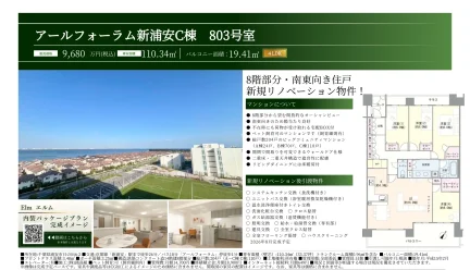 アールフォーラム新浦安C棟 803号室 803号 0