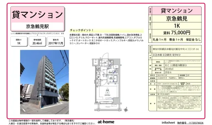 Modern Studio Condo Near Station in Tsurumichuo 0