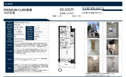 PREMIUM CUBE笹塚 302号 0