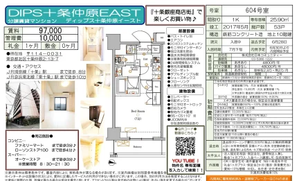 DIPS十条仲原EAST 604号 0