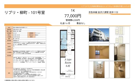 リブリ 柳町 101号 0