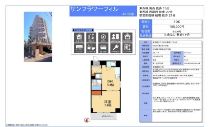 サンフラワーフィル 401号 0