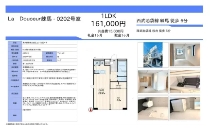 La Douceur 練馬 0202号室 0202号 0