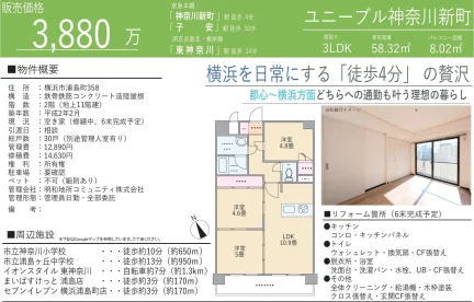 ユニーブル神奈川新町 0