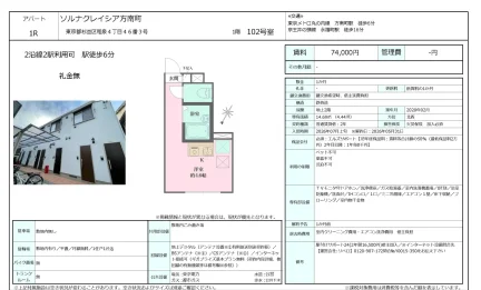 ソルナクレイシア方南町 102号 0