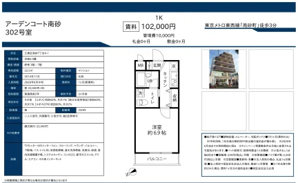 アーデンコート南砂 302号 0