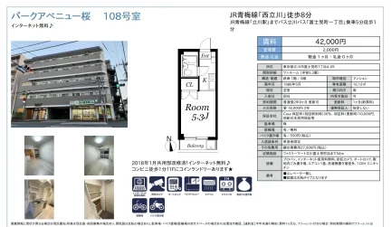 パークアベニュー桜 108号室 108号 0