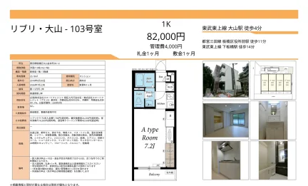 リブリ 大山 103号 0