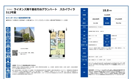 ライオンズ南千里佐竹台グランハートスカイヴィラ 512号 0