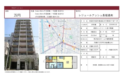 レジュールアッシュ長堀通南 8号 0