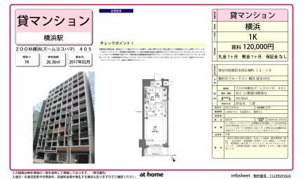 Modern Studio Condo in Kusunokicho 0