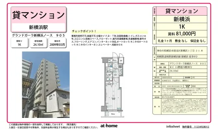 Studio Condo in Kitashinyokohama 0