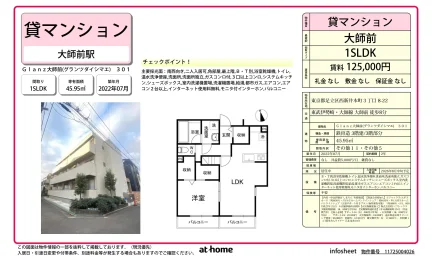 Modern 1SLDK Condo in Nishiaraihoncho 0