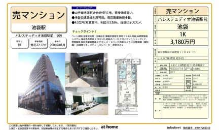 パレステュディオ池袋駅前 909 0