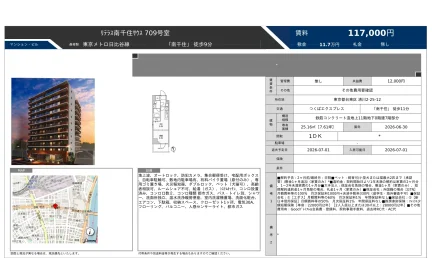 リテラス南千住サウス 709号 0