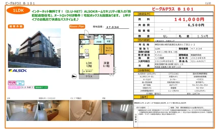 ビーグルテラス B 101 101号 0