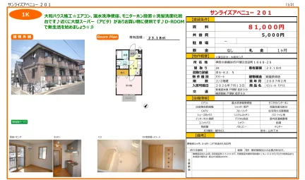サンライズアベニュー201 201号 0