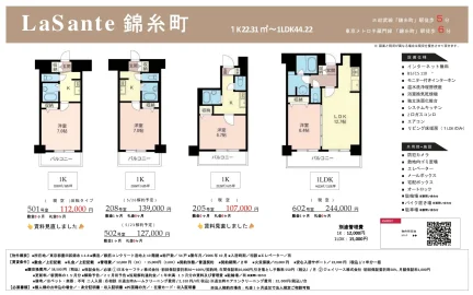 LaSante 錦糸町 208号 0