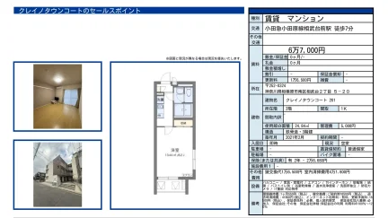 クレイノタウンコート 201号 0